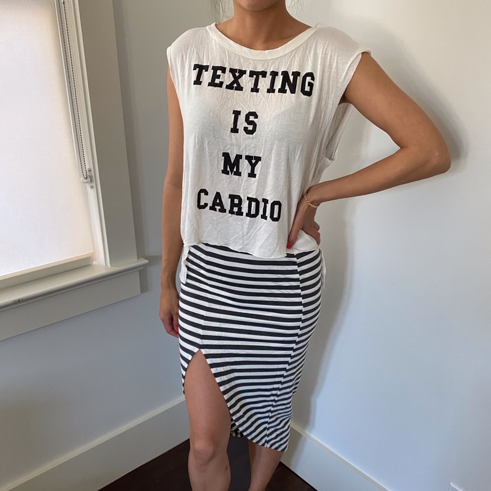 Skirt and basic tee!